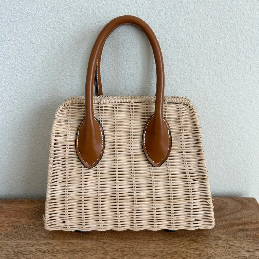 Zara Woven Handbag - Picture 1 of 7